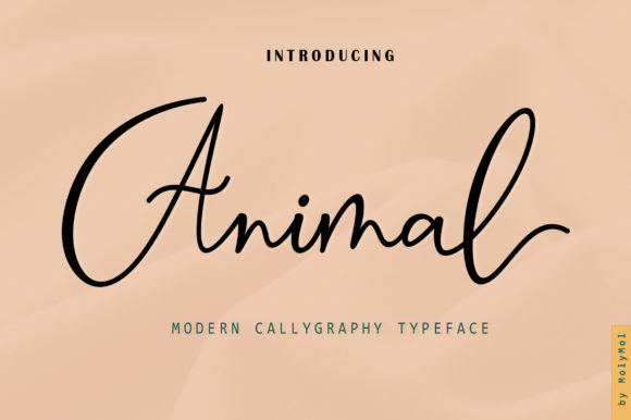 Animal Font: A Handwritten Typeface for Modern Web Design
