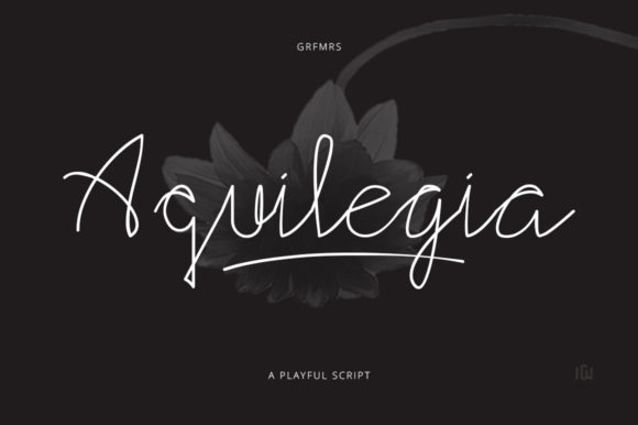Aquilegia Font: Elegant Handwritten Type for Business
