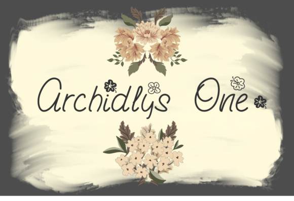 Archidlys One Font Review: Elegant Script for Branding