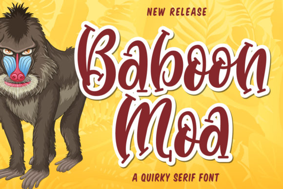 Baboon Moa Font: A Handwritten Typeface for Branding