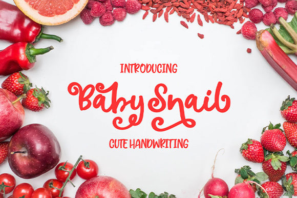 Baby Snail Font: Testing a Handwritten Typeface for Branding
