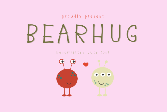 Bearhug Font: Warm Handwritten Style for Editorial Design