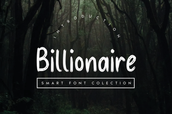 Billionaire Font: A Handwritten Typeface for Editorial Design