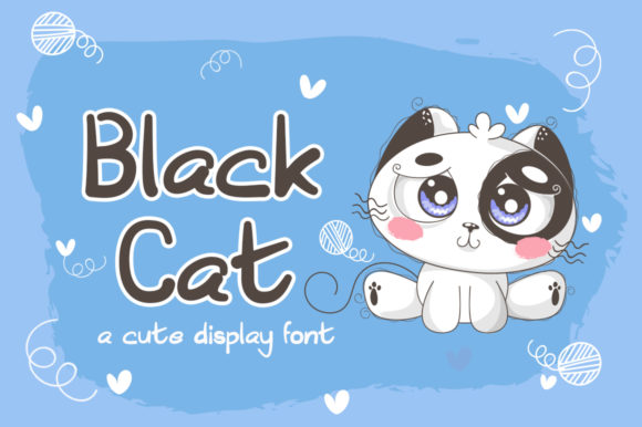 Black Cat Font: Handwritten Style for Web Design