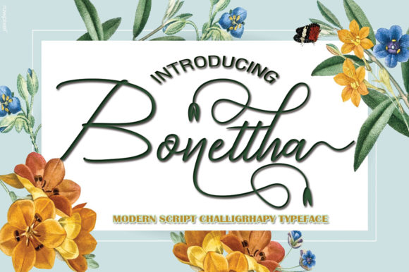 Bonettha Font: Elevating Digital Marketing Visuals
