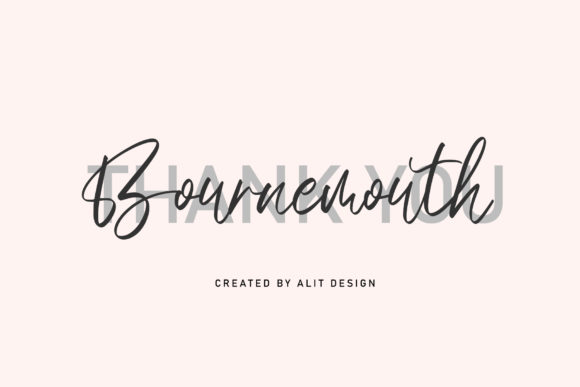 Bournemouth Font: Elegant Branding for Small Business