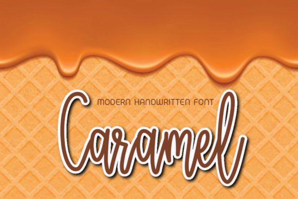 Caramel Font: A Handwritten Typeface for Editorial Warmth