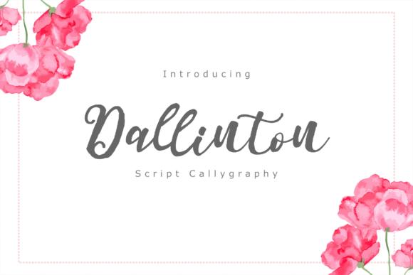 Dallinton Font: Elegant Script for Digital Marketing