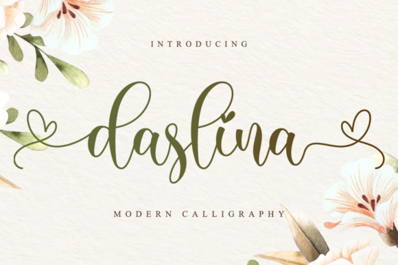 Daslina Font: Elevating Campaign Visuals with Classy Script
