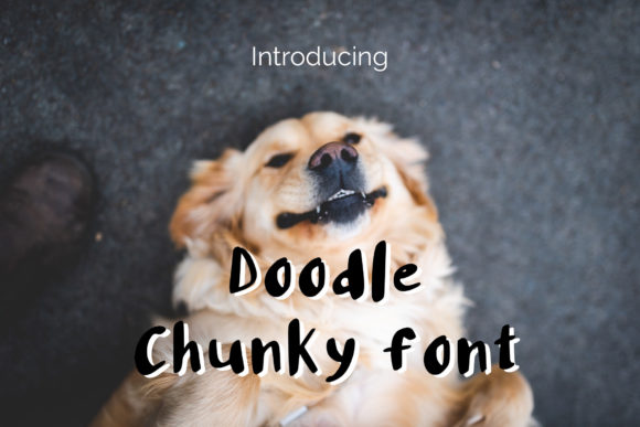Doodle Chunky Font: Handwritten Charm for Makers