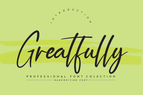 Greatfully Font: Elegant Script for Editorial Design