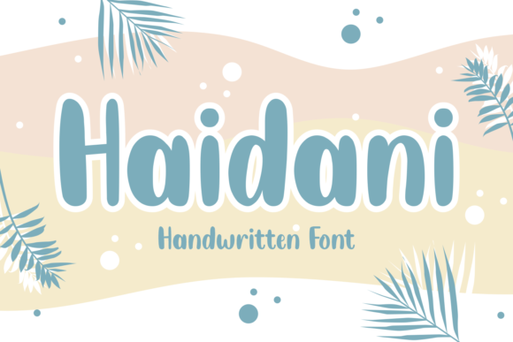 Haidani Font: Adding Warmth to Campaign Visuals