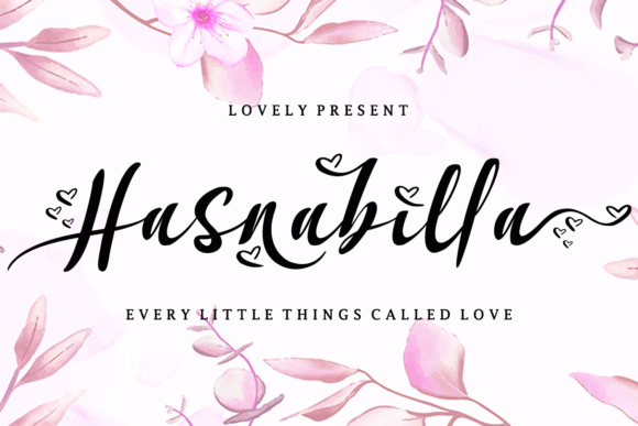 Hasnabilla Font: Elevating Editorial Design