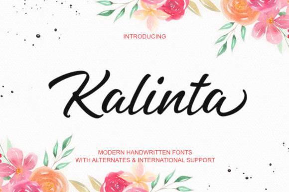 Kalinta Font: Elegant Script for Editorial Design