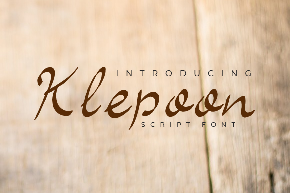 Klepoon: A Designer’s Take on This Script Font