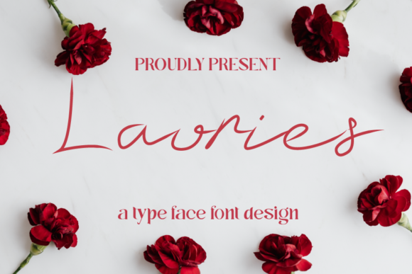 Lauries Font: Elevating Campaign Visuals with Classy Script