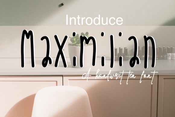 Maximilian Font: A Handwritten Typeface for Branding