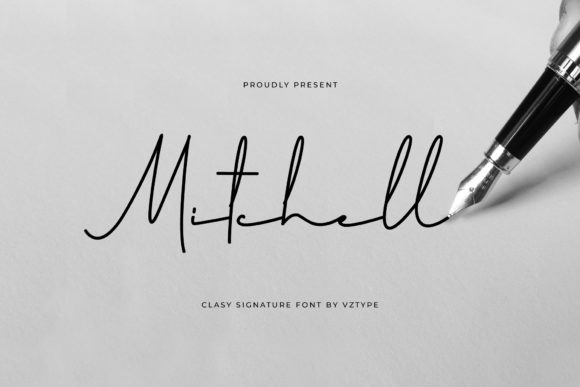 Mitchell Font: Elevating Campaign Visuals with Timeless Script