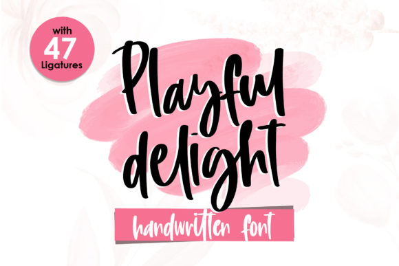 Playful Delight Font: A Handwritten Typeface for Branding
