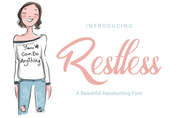 Restless Font: Elegant Script for Digital Campaigns