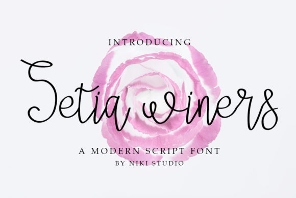 Setia Winers Font: Elegant Script for Handmade Labels