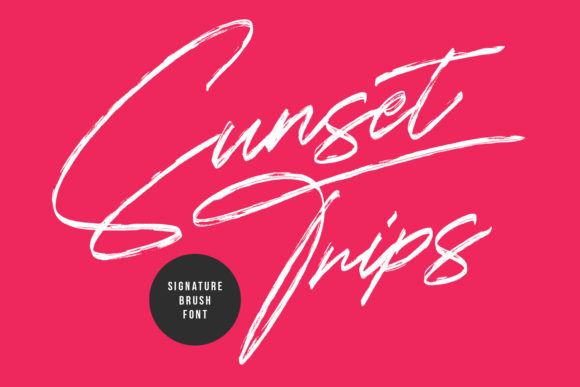 Sunset Trips Font: Adding Warmth to Editorial Layouts