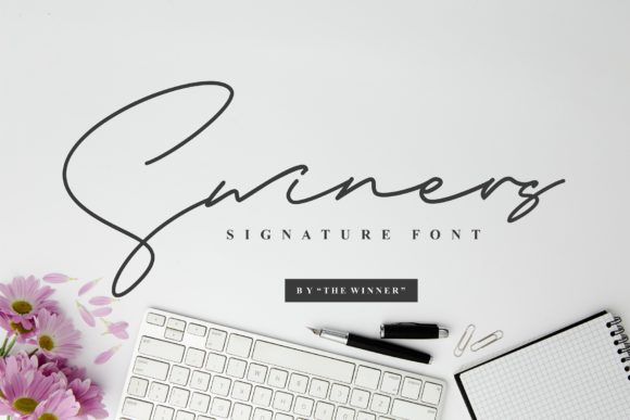 Swiners Font: A Timeless Handwritten Typeface for Crafters