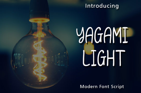 Yagami Light Font: A Handwritten Typeface for Editorial Design